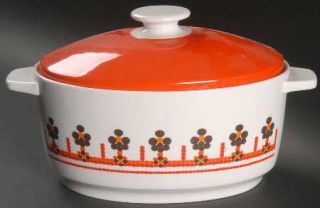 Royal Doulton Kaleidoscope Small Oval Oven To Table Covered Casserole, Fine Chin