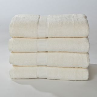 Calcot 600 Gsm Supima Cotton Zero Twist Bath Towel (set Of 4)