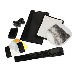 Godox SA K6 6 in 1 Speedlite Accessories Kit Softbox Filter Reflector Light Beam
