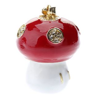 2GB Metal Jewelry Mushroom with Magnet USB Flash Drive