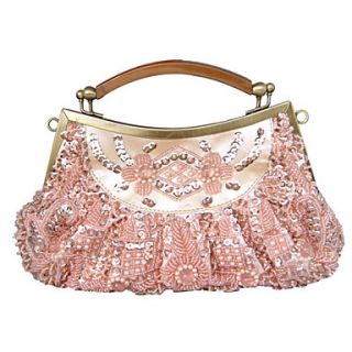 Fashion Leatherette With Beading Evening Handbags/ Top Handle Bags More Colors Available