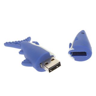 2GB Soft Rubber Shark USB Flash Drive
