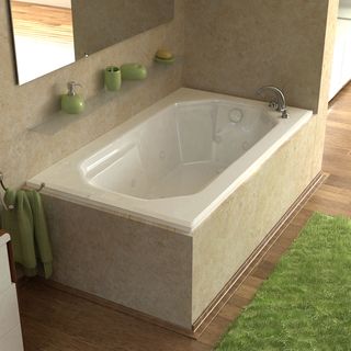 Mountain Home Elysian 36x60 inch Acrylic Air And Whirlpool Jetted Drop in Bathtub