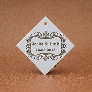Personalized Favor Tags   European Style(set of 30) (More Colors)