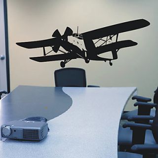 Airplane Transportation Wall Stickers