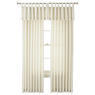 JCP Home Collection  Home Holden Tab Top Cotton Curtain Panel, Ivory