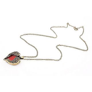 Korean wild hearts can love heart shaped peach heart necklace N118
