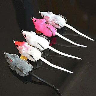 Soft Fishing Bait Mouse Floating Bait 45MM 9.5G (Color Random)