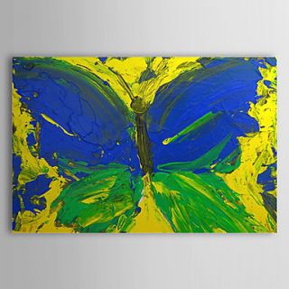 Hand Painted Oil Painting Abstract Butterfly with Stretched Frame 1308 AB0563