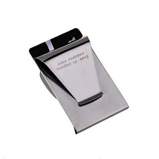 Double faced Stainless Steal Money Clip