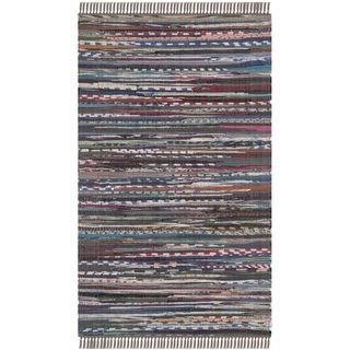 Safavieh Hand woven Rag Rug Rust Cotton Rug (23 X 5)