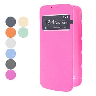 Minimalist Solid Color PU Leather for Samsung Galaxy S4 Mini I9190 (Assorted Colors)