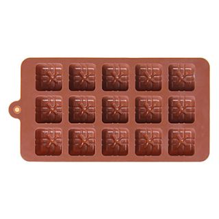 Silicone Gift Box Shape Chocolate Candy Mold