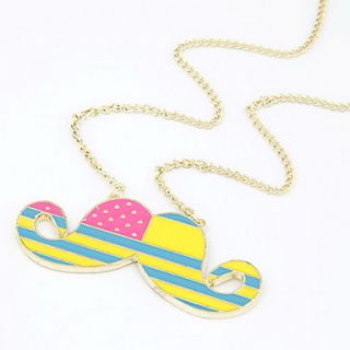 Lovely Alloy With Moustache Shaped Pendant Womens Necklace(More Colors)