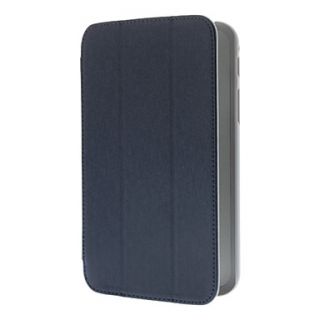 Silk Stripe PU Leather Protective Pouches with Triple Folded Stand for Samsung Galaxy Tab 3 7.0 P3200