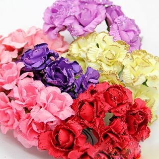 Delicate Paper Rose Decoration / DIY Accessories   Set of 60 Pieces (More Colors)