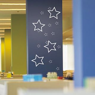 Five pointed Stars Wall Stickers