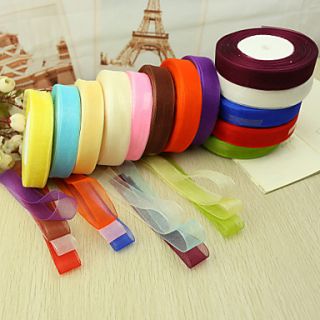 Solid Color Organza Ribbon  (More Colors)