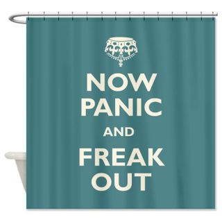  Now Panic And Freak Out Shower Curtain  Use code FREECART at Checkout