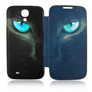 Cat Eyes Full Body Leather Case for Samsung Galaxy S4 I9500