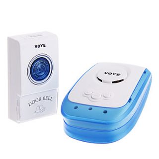 V009A 38 Melody AC Wireless Remote Control Doorbell Bell Chime 40 Meter Range
