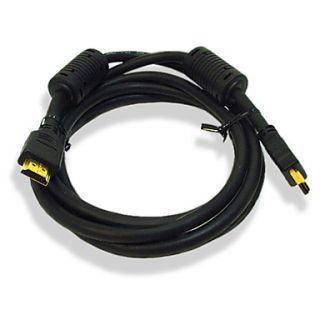 6 Foot Gold Plated HDMI Cable Male to Male 28AWG with Ferrite Core(MONO001)