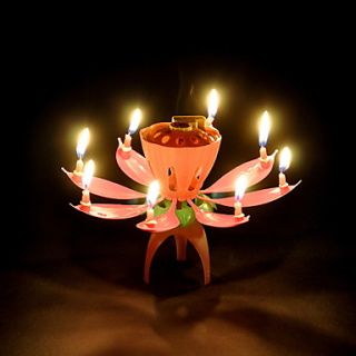 Sparking Lotus Candle Favor