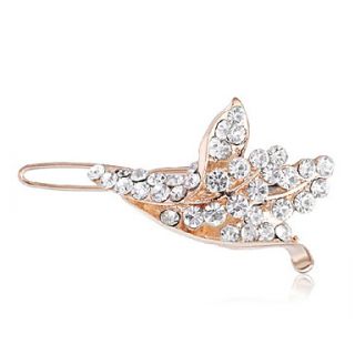 Lovely Alloy Barrette With Rhinestone For Casual Occasion