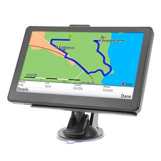 7 Inch Touch Screen GPS Navigation Support Mini USB, Games, Text Reader