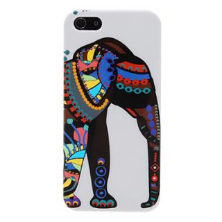 Ethnic Colorful Elephant Pattern Hard Case for iPhone 5/5S