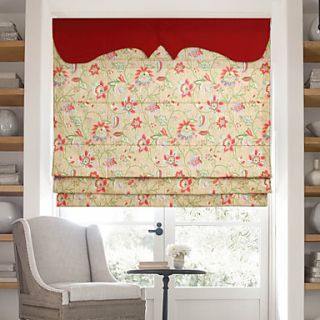 Spring Coming Roman Shade With Valance