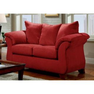 Chelsea Home Armstrong Loveseat   Sensations Red Brick   196702 SRB