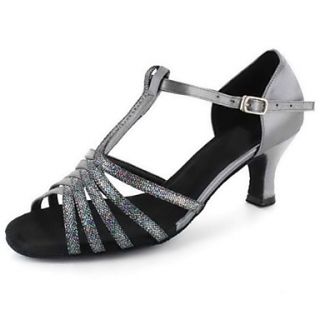 Customized Womens Satin Dance Shoes For Latin/Ballroom Sandals