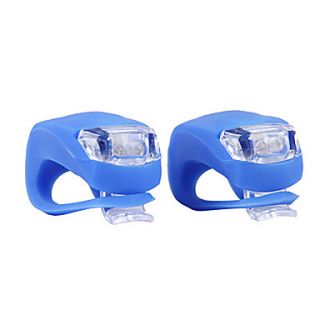 2 LED 3 Mode 1 Pair Blue Frog Bicycle Lights(2CR2032)