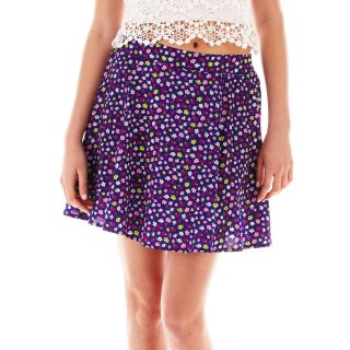 OLSENBOYE Print Skater Skirt, Multi Floral