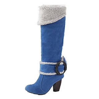 Suede Chunky Heel Two way Boots(More Colors)