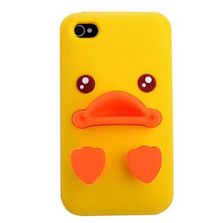 Yellow Duck Silicon Case for iPhone 4/4S(Assorted Color)