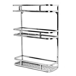 Racks,Silver Stainless Steel Dish Rack Bathroom Shelf