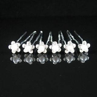 Gorgeous Crystals Wedding Bridal Pins/ Flowers,6 Pieces Per Lot