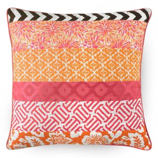 Seventeen South Beach 18 Square Decorative Pillow, Coral, Girls