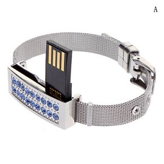Beautiful Diamond Bracelet Flash Drive 16G