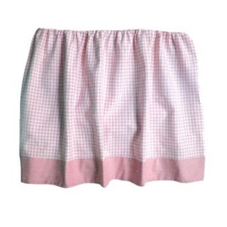 Basics Pink Gingham Crib Skirt by Tadpoles