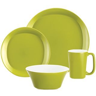 Rachael Ray Round & Square 4 pc. Place Setting, Green