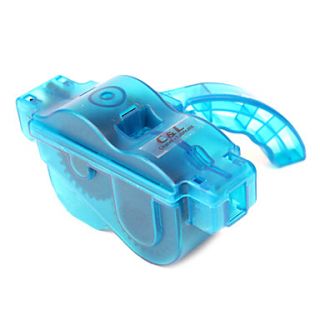 Blue Plastic Bicycle Chain Cleaner