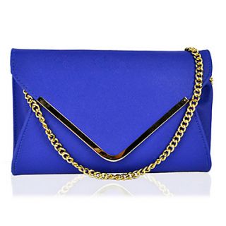 Korea Womens Fashion PU Leather Message bag Shoulder Bag Handbag Blue