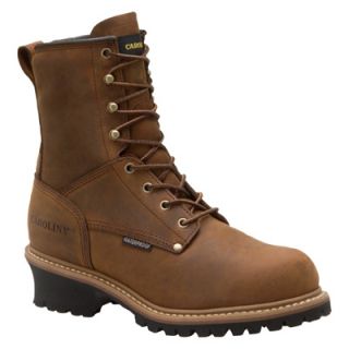 Carolina Waterproof, Insulated Steel Toe Logger Boot   8in., Size 9 1/2, Model#