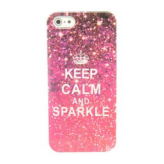 Keep Calm Series Pattern IMD Craft TPU Case for iPhone 5/5S