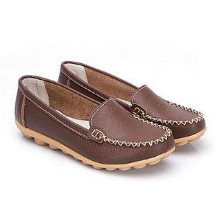 Leather Flat Heel Comfort Loafers Shoes(More Colors)