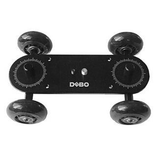 DEBO Blue Desktop Camera dolly VI with 1/4,3/8screw (Black)