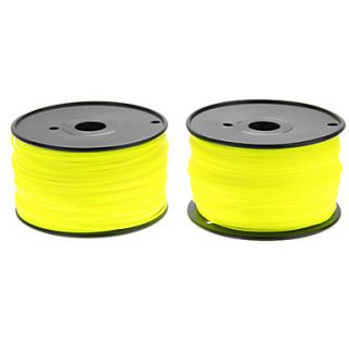 Reprapper 3D Printer Consumables Fluorescent Yellow Color (Optional Wire Diameter and Material) 1 Piece